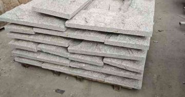 揭阳芝麻白蘑菇石，自然面