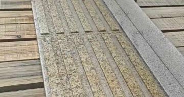 揭阳黄金麻盲道石 盲条