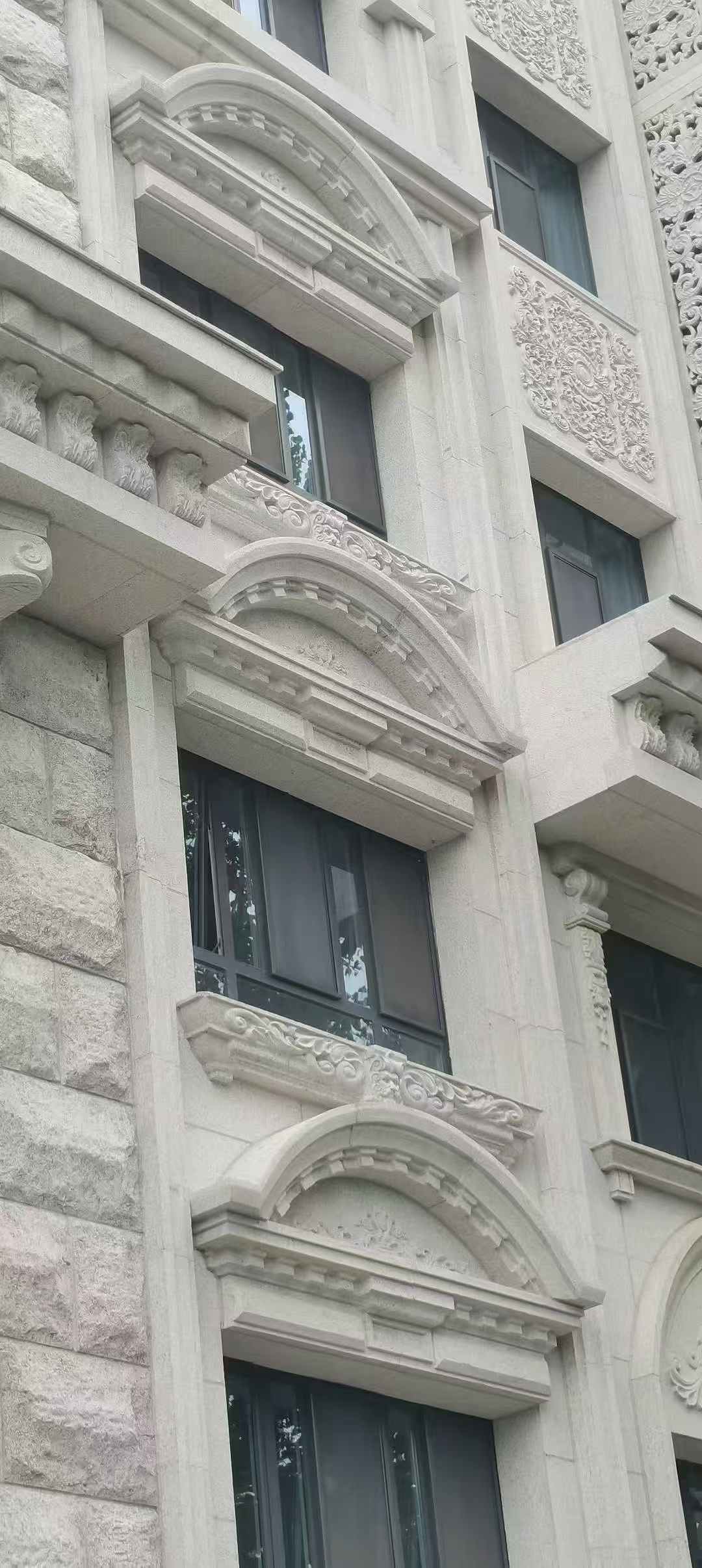 揭阳芝麻白异形 石材异形定制