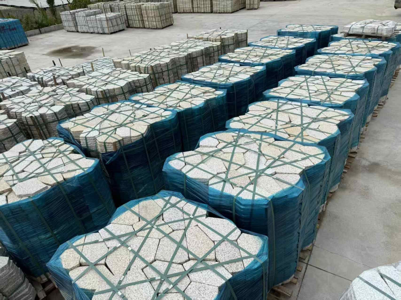 揭阳黄金麻冰裂纹 碎拼