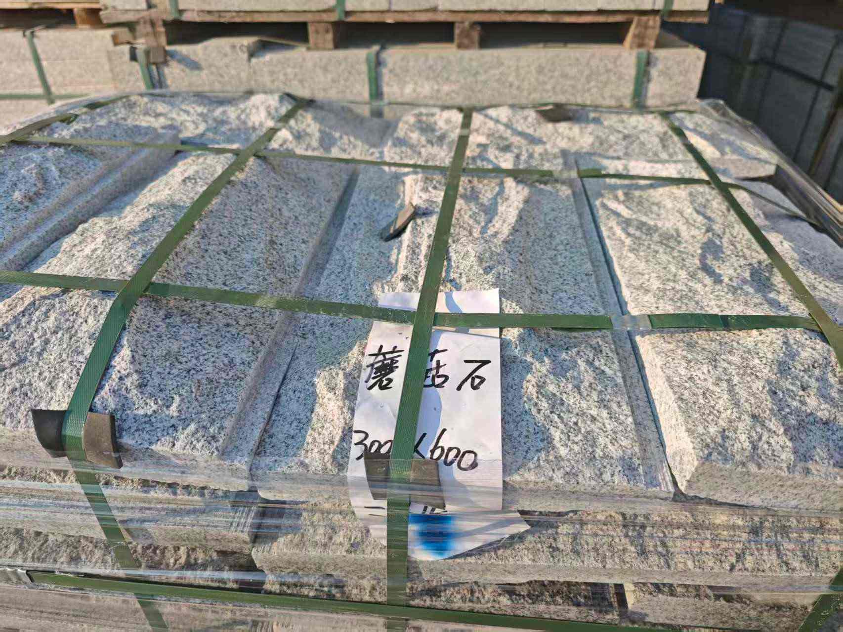 揭阳芝麻白蘑菇石，自然面